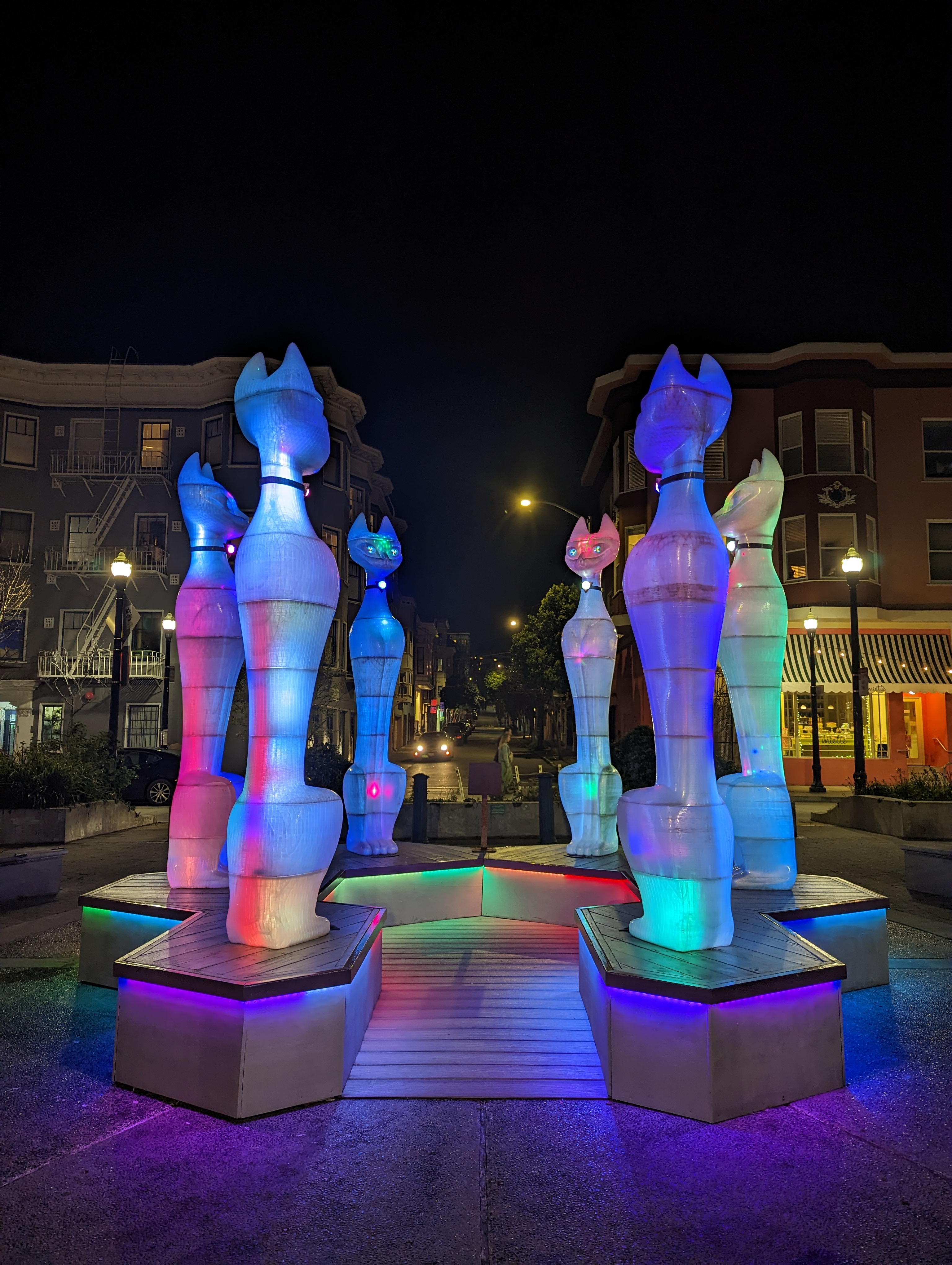 Cathenge at Patricia's Green, Hayes Valley, San Francisco, October 2022 – March 2024